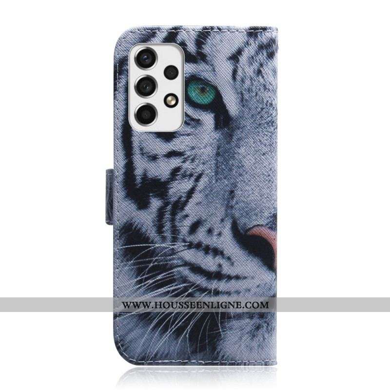 Housse Samsung Galaxy A53 5G Face de Tigre