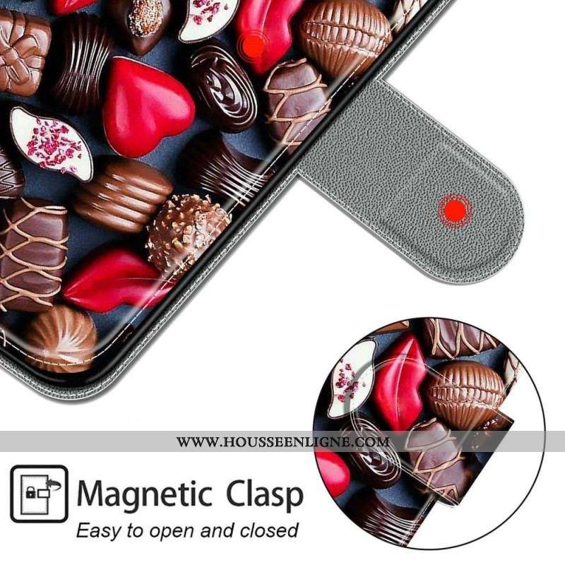 Housse Samsung Galaxy M23 5G Chocolats