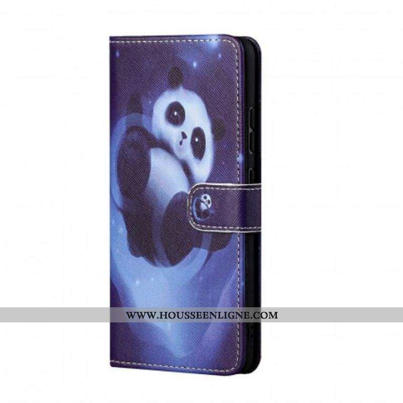 Housse Samsung Galaxy M23 5G Panda à Lanière