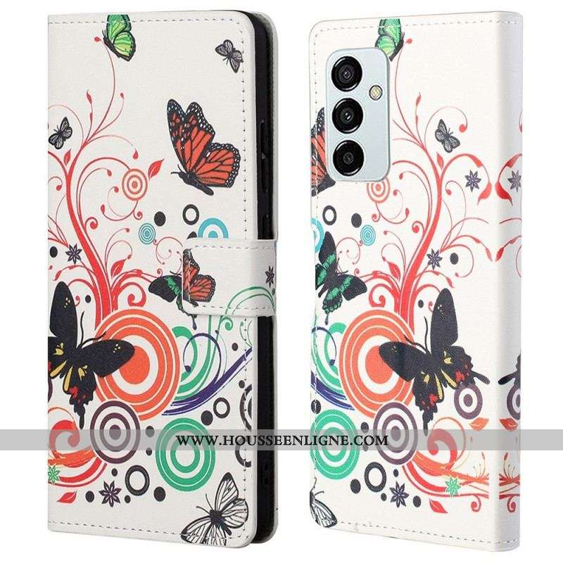 Housse Samsung Galaxy M23 5G Papillons Papillons