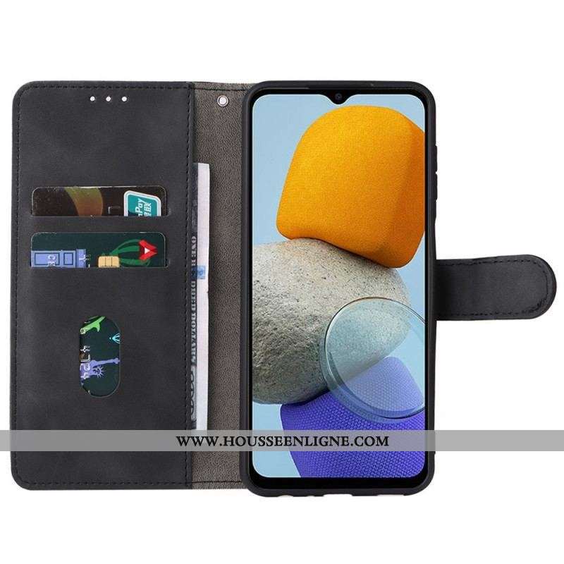 Housse Samsung Galaxy M23 5G Skin-Touch à Lanière