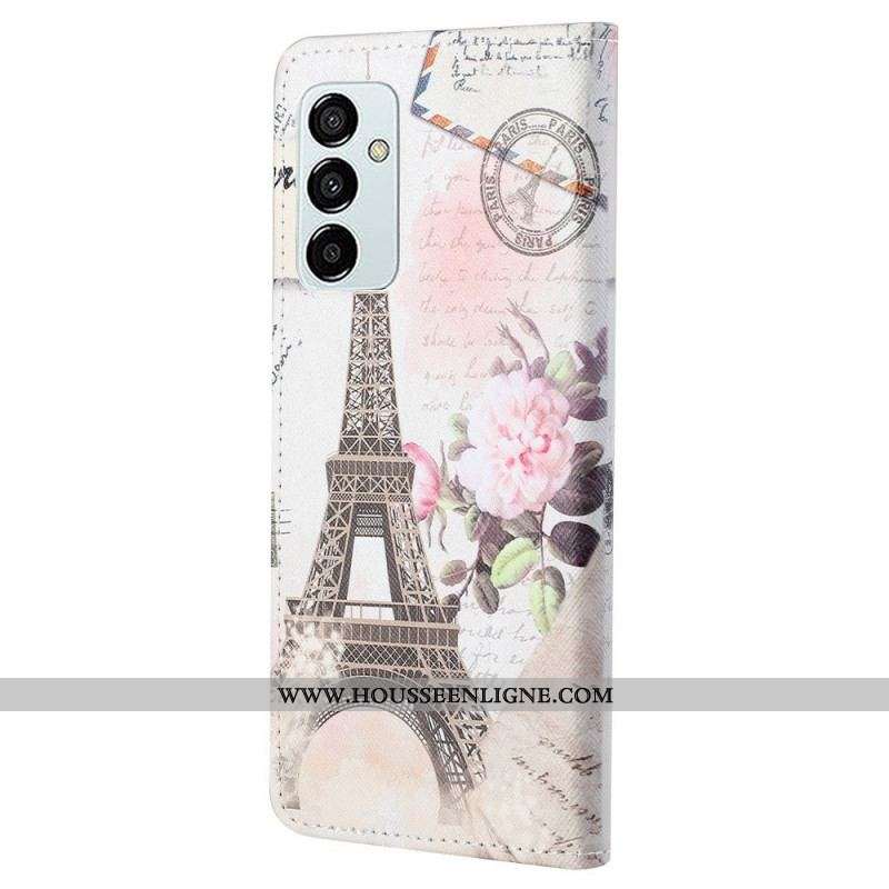 Housse Samsung Galaxy M23 5G Tour Eiffel Vintage
