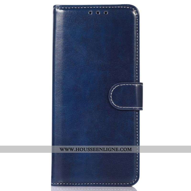 Housse Samsung Galaxy M33 5G Style Cuir et Coutures