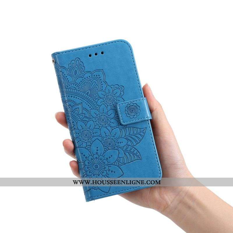 Housse Samsung Galaxy M52 5G Mandala Fleurs