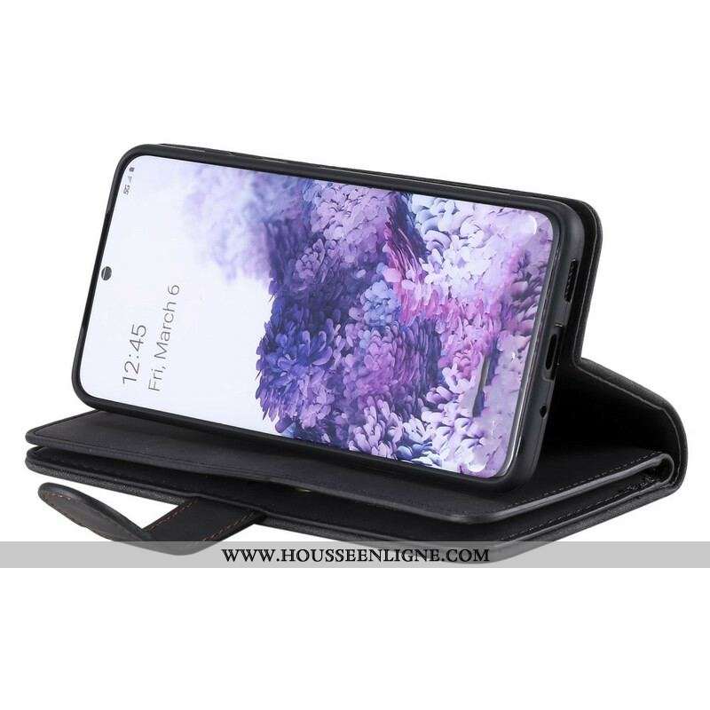 Housse Samsung Galaxy S20 Plus / S20 Plus 5G Contours Renforcés Poche Zippée