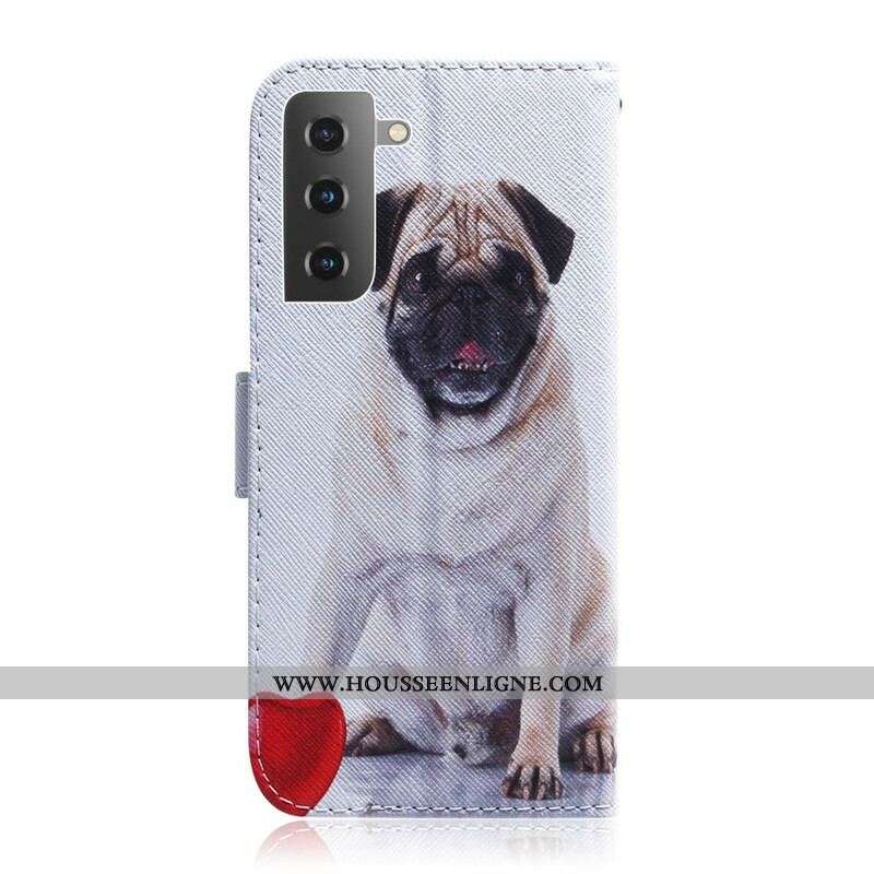 Housse Samsung Galaxy S21 5G Pug Dog