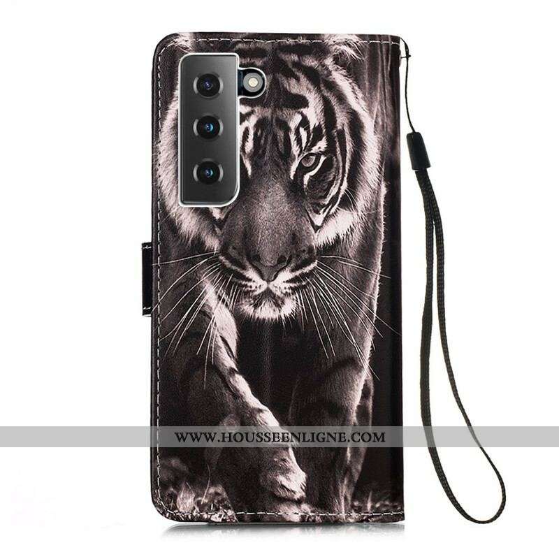 Housse Samsung Galaxy S21 5G Tigre de Nuit