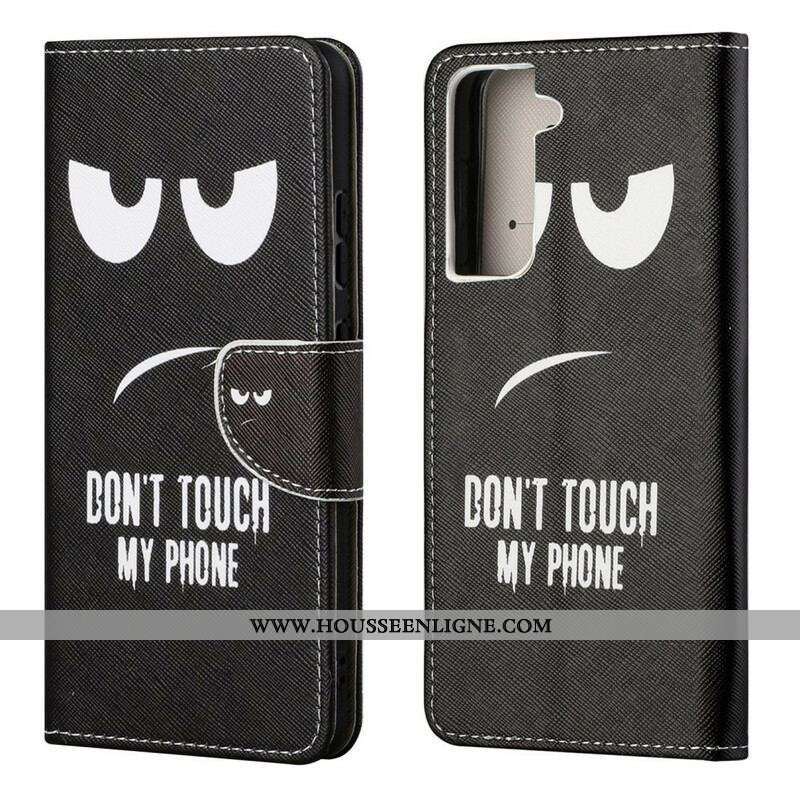 Housse Samsung Galaxy S21 FE Don't Touch My Phone
