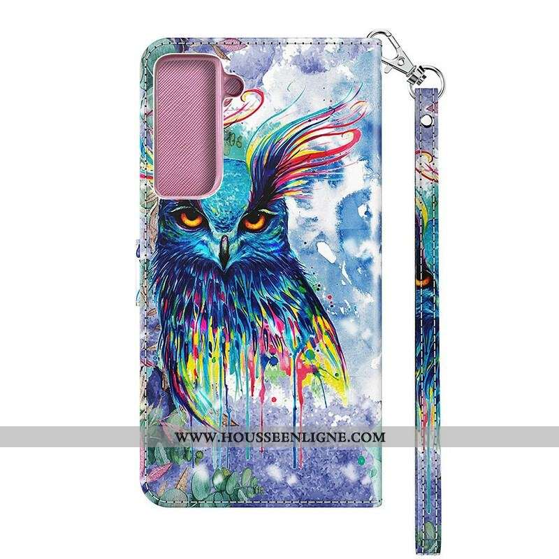 Housse Samsung Galaxy S21 FE Oiseau Aquarelle