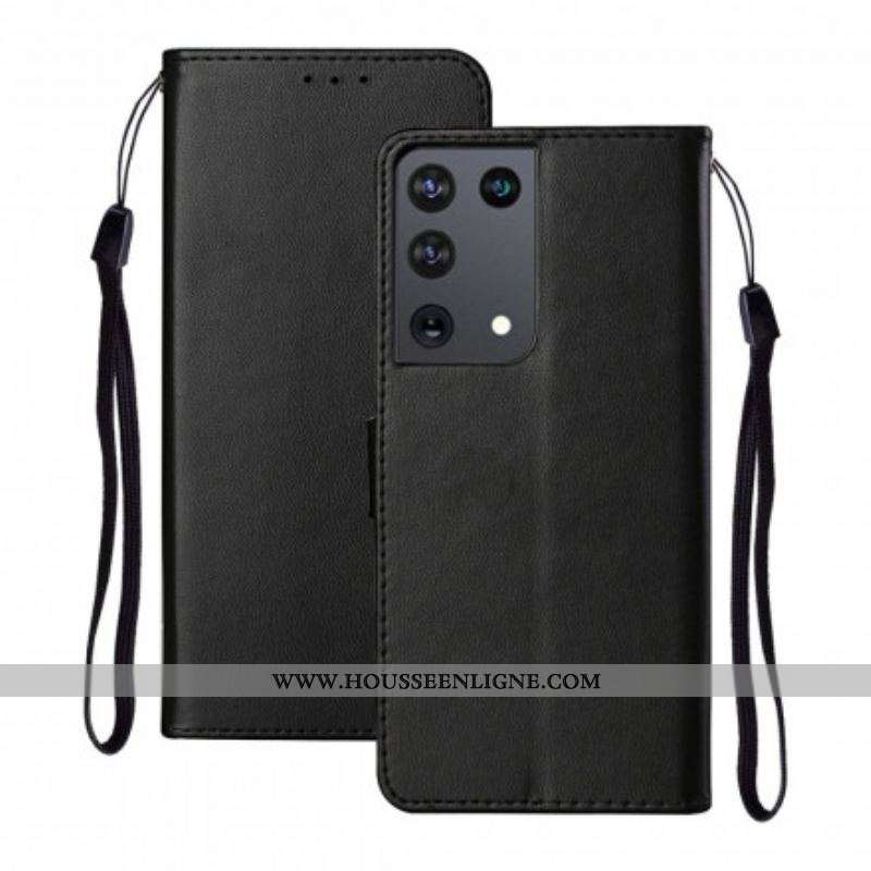 Housse Samsung Galaxy S21 Ultra 5G Unique Design avec Lanière