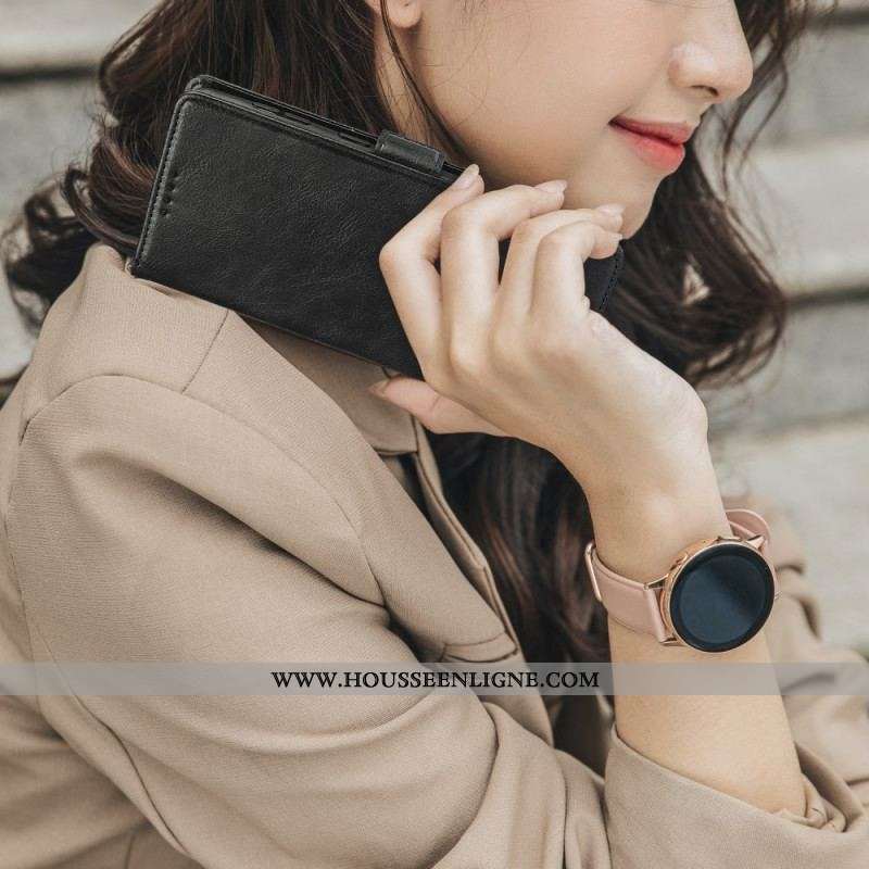 Housse Samsung Galaxy S22 5G Style Cuir Technologie RFID