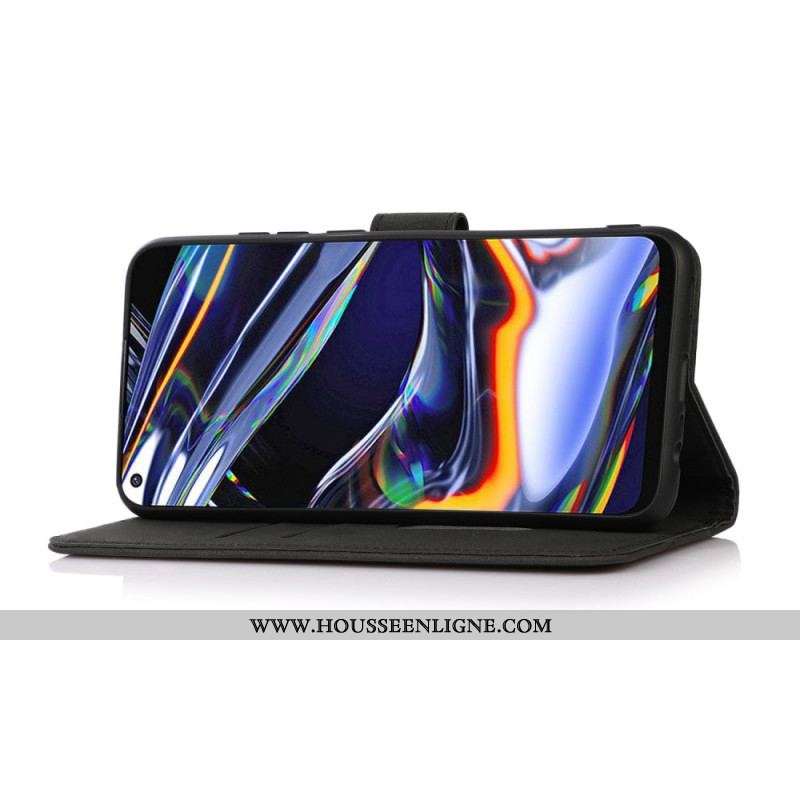 Housse Samsung Galaxy S22 Ultra 5G Effet Cuir Texture KHAZNEH