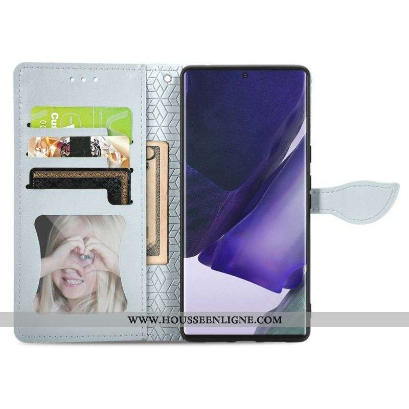 Housse Samsung Galaxy S22 Ultra 5G Feuilles Tribales