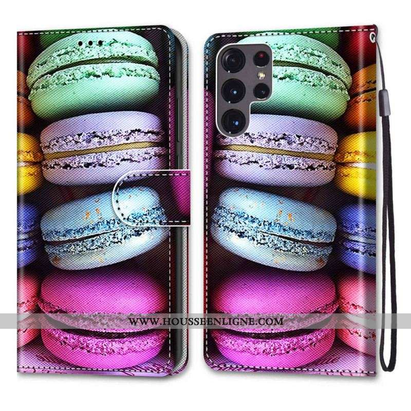 Housse Samsung Galaxy S22 Ultra 5G Macarons