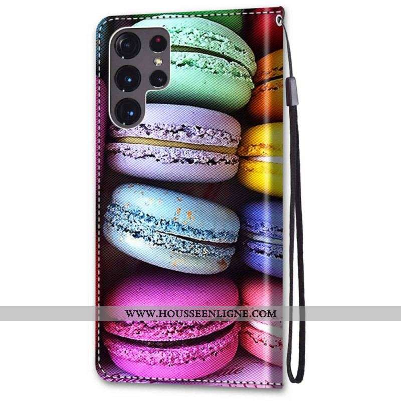Housse Samsung Galaxy S22 Ultra 5G Macarons