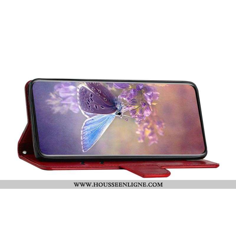 Housse Samsung Galaxy S23 Bicolore Papillon Baroque