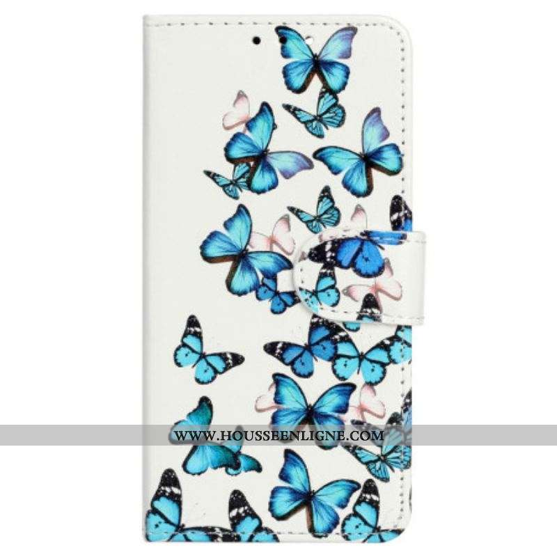 Housse Samsung Galaxy S23 Ultra 5G Papillons en Vol