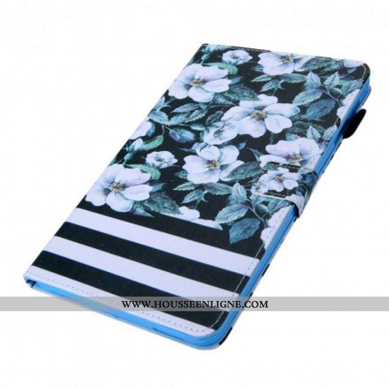 Housse Samsung Galaxy Tab A7 (2020 Design Fleurs