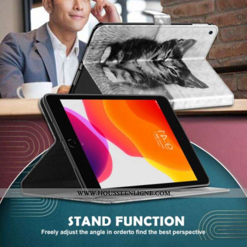 Housse Samsung Galaxy Tab A7 (2020) Light Spot Chaton