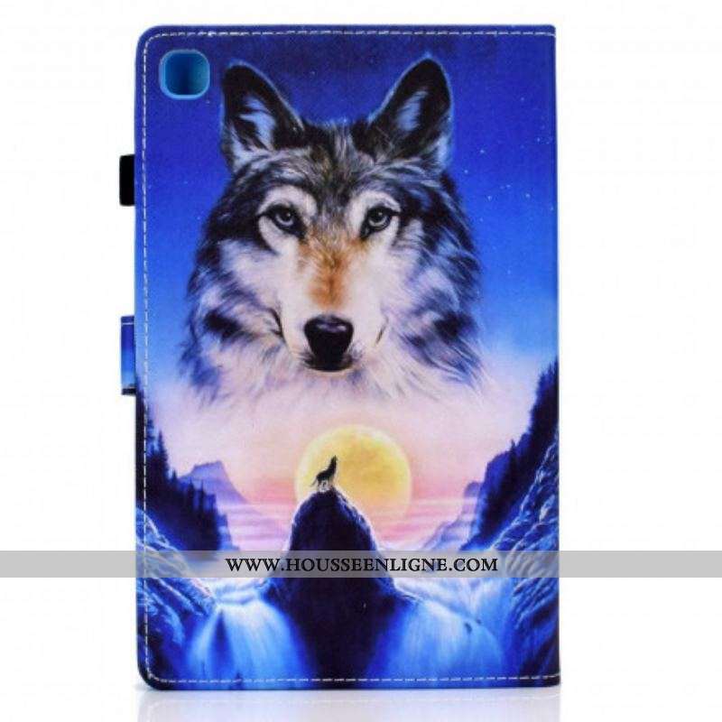 Housse Samsung Galaxy Tab A7 (2020) Loup des Montagnes