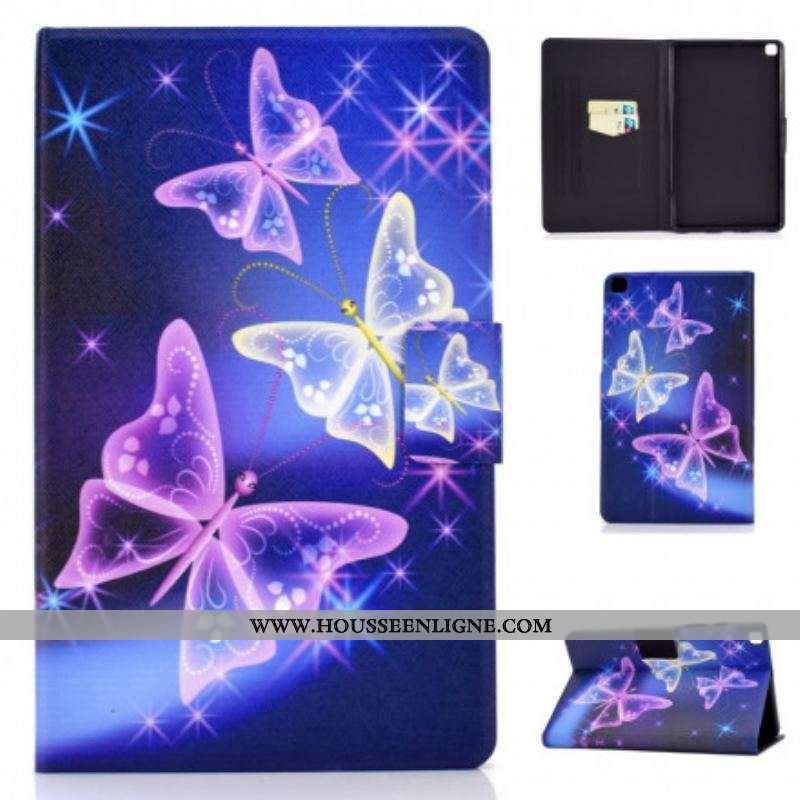 Housse Samsung Galaxy Tab A7 (2020) Papillons