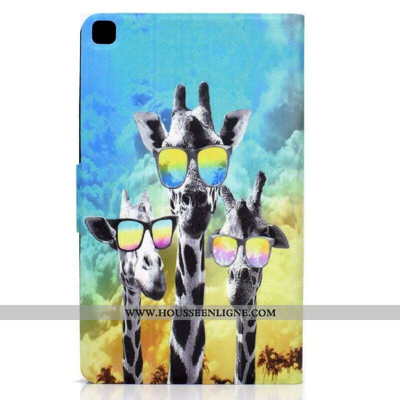 Housse Samsung Galaxy Tab A7 Lite Funky Girafes