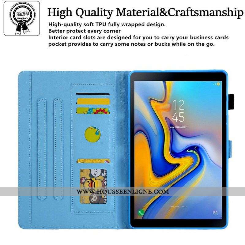 Housse Samsung Galaxy Tab A7 Lite Multiples Papillons