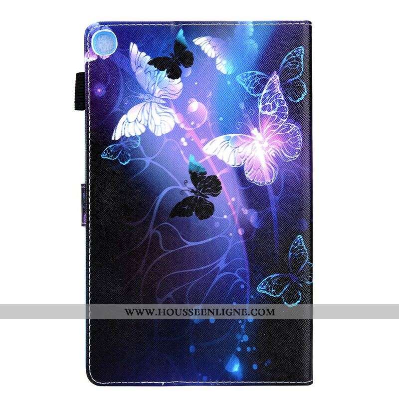 Housse Samsung Galaxy Tab A7 Lite Papillons Magiques
