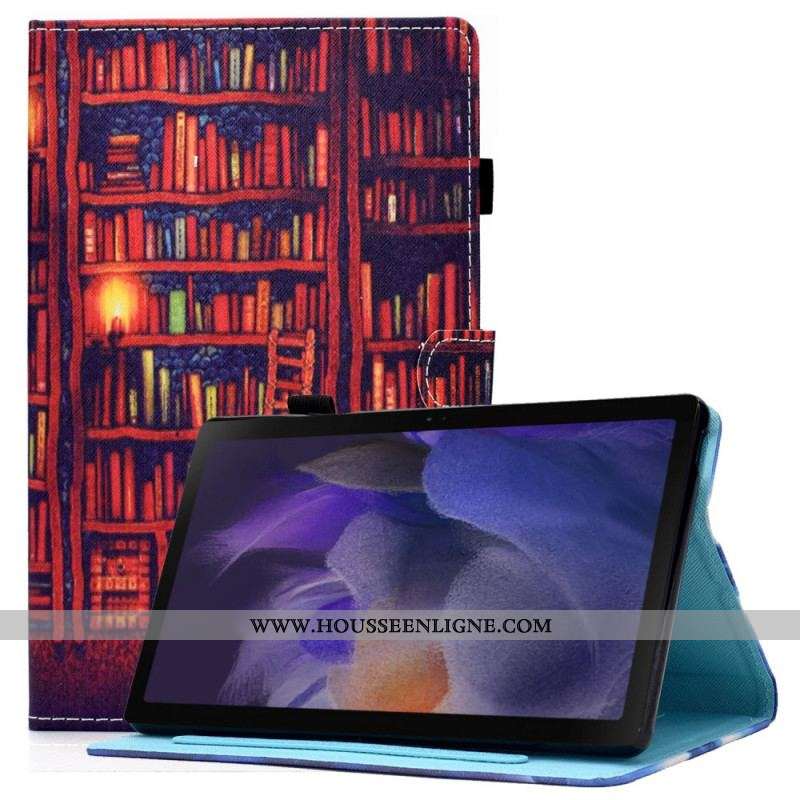 Housse Samsung Galaxy Tab A8 (2021) Bibliothèque