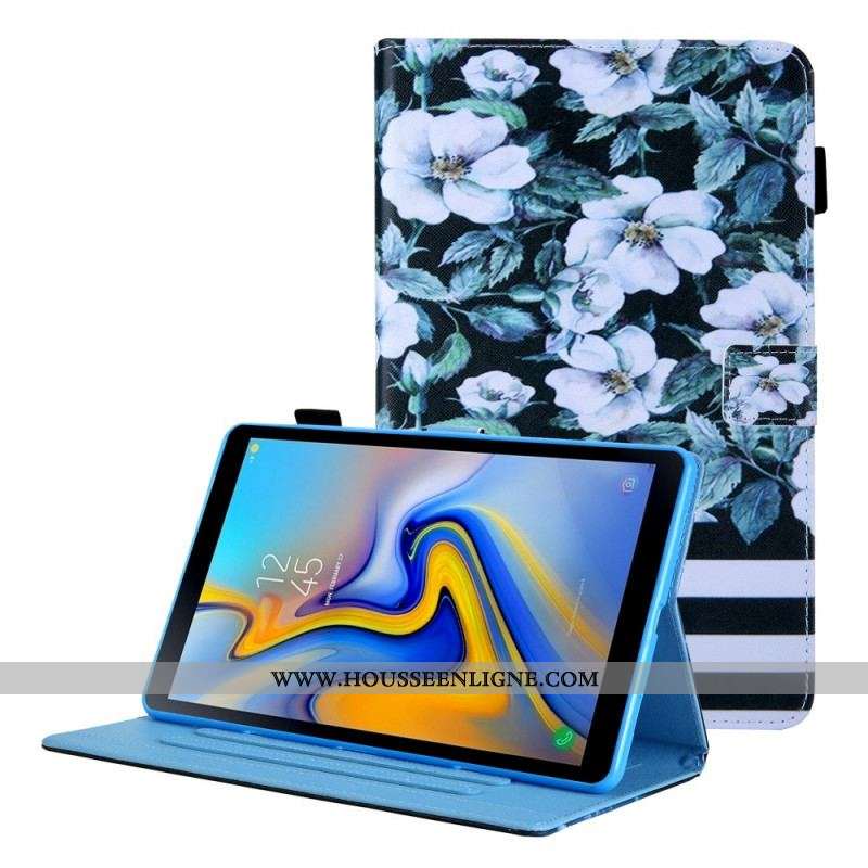 Housse Samsung Galaxy Tab A8 (2021) Design Fleurs