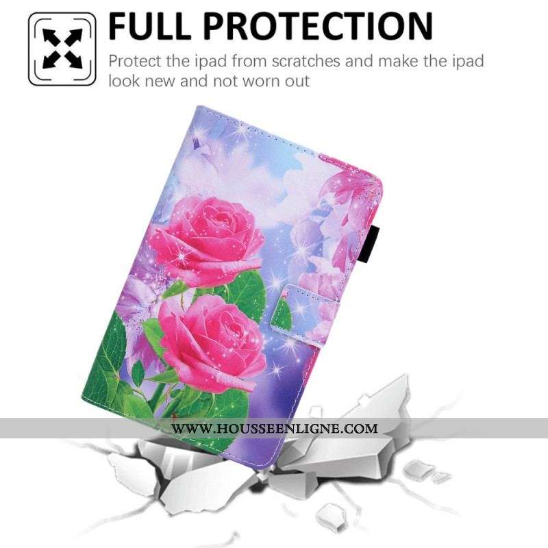 Housse Samsung Galaxy Tab A8 (2021) Fleurs de Rêve