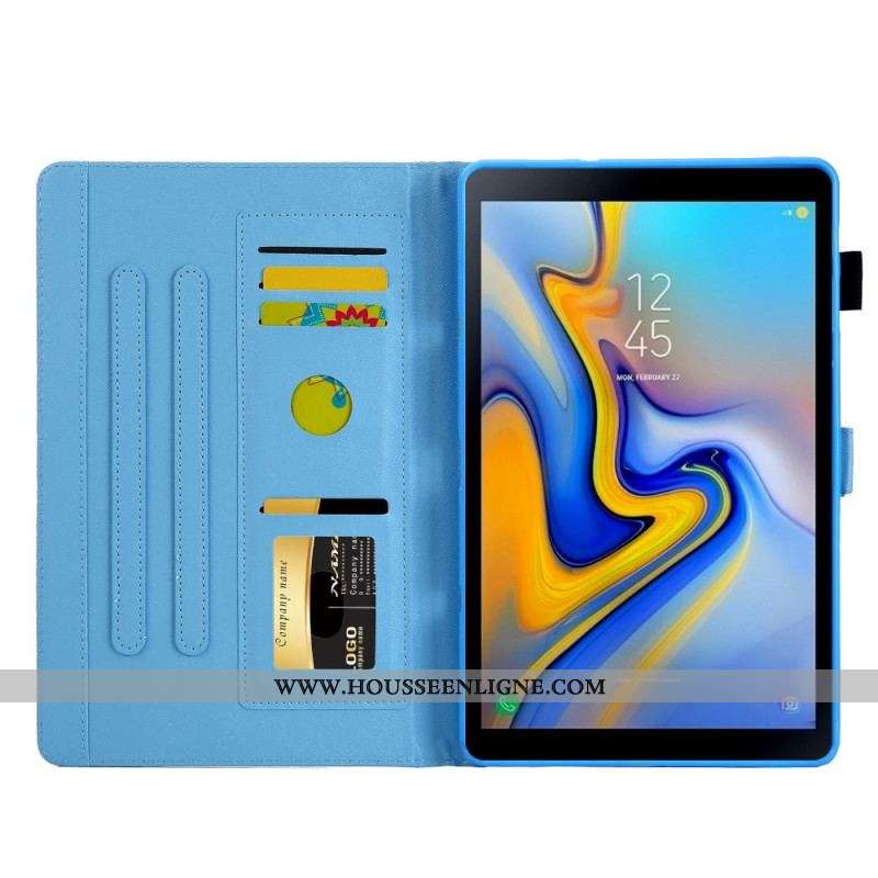 Housse Samsung Galaxy Tab A8 (2021) Marbre Géométrie Design