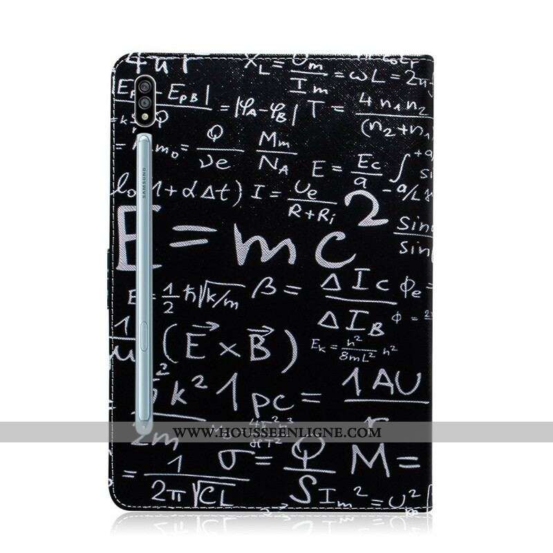 Housse Samsung Galaxy Tab S8 / Tab S7 Calculs Mathématiques