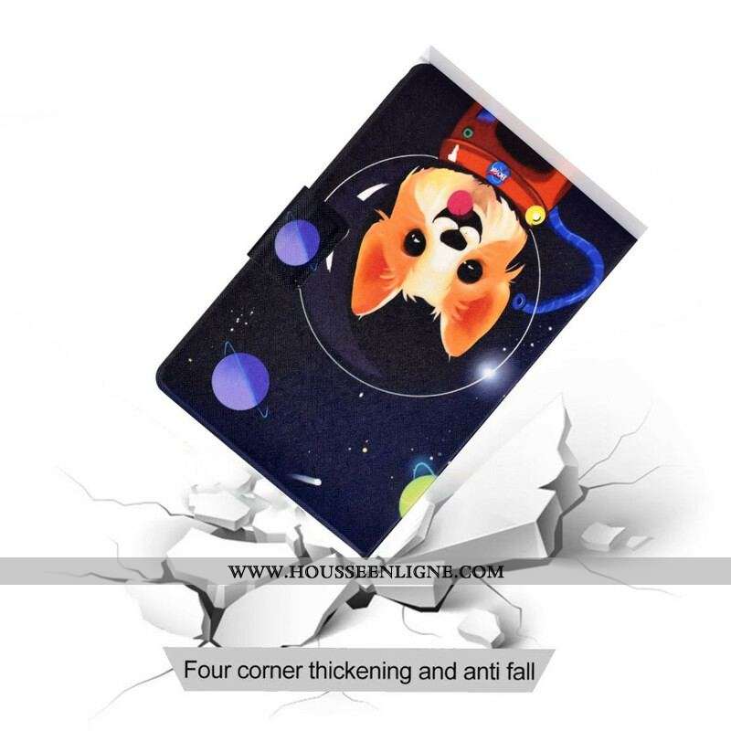Housse Samsung Galaxy Tab S8 / Tab S7 Space Dog