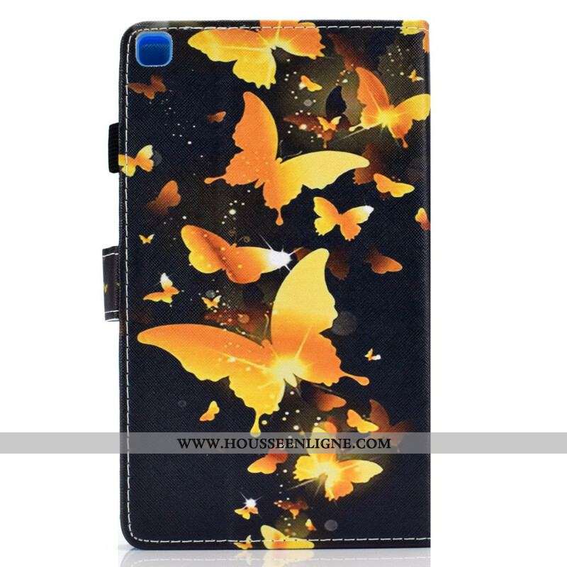Housse Sasmung Galaxy Tab A7 Lite Papillons Uniques