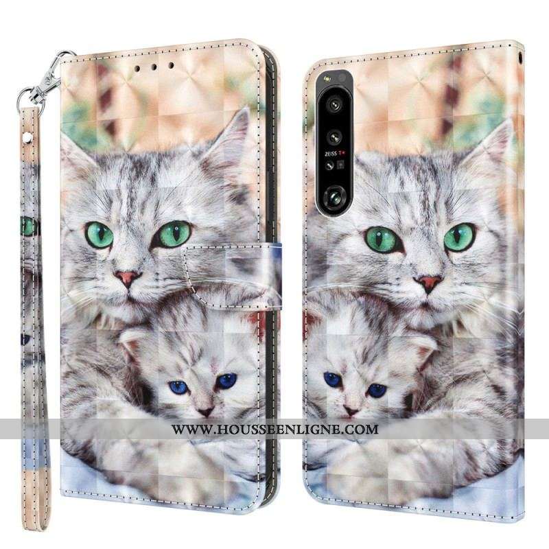 Housse Sony Xperia 1 IV Famille de Chats