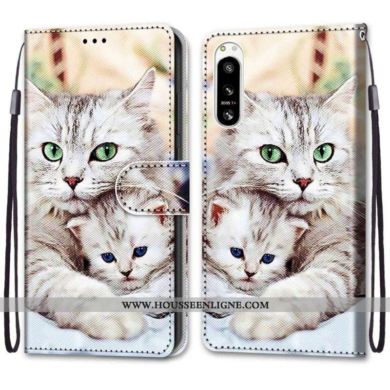 Housse Sony Xperia 5 IV Famille de Chats