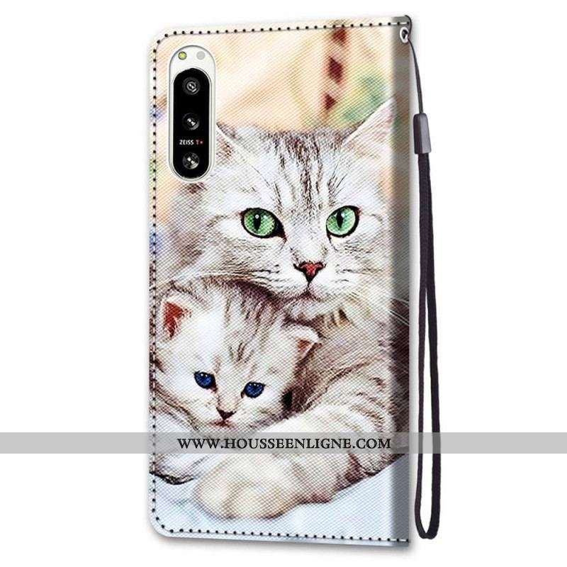 Housse Sony Xperia 5 IV Famille de Chats
