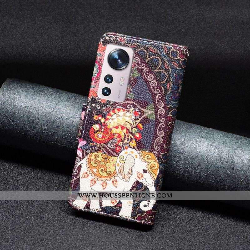 Housse  Xiaomi 12 / 12X  Éléphants Indiens