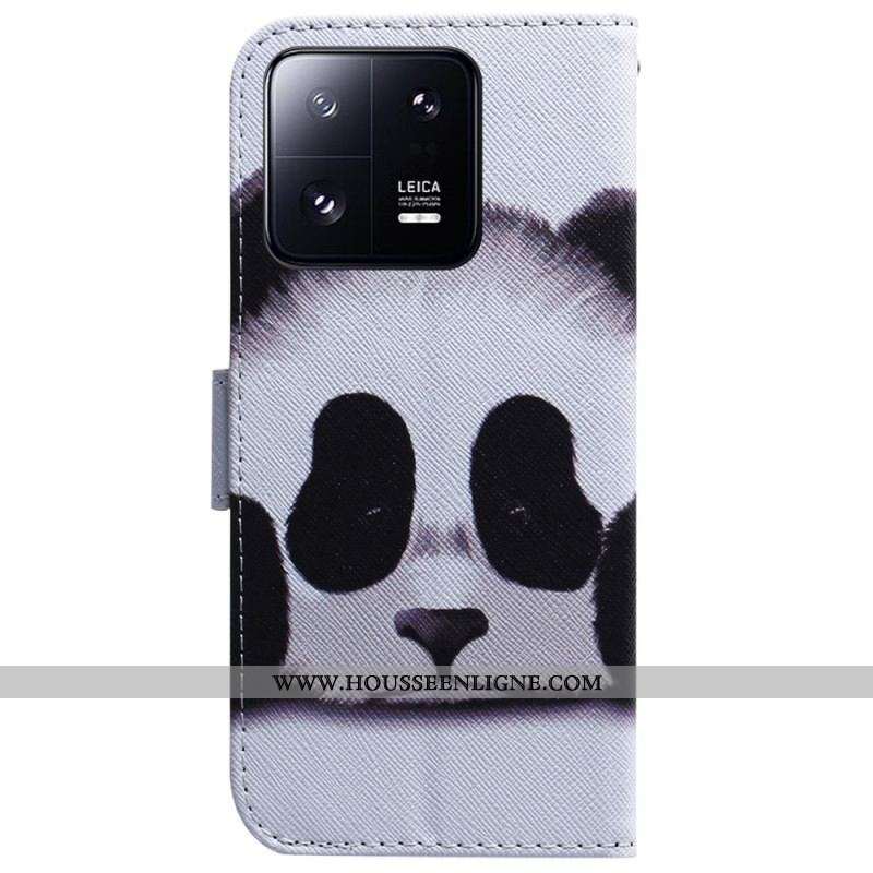 Housse Xiaomi 13 Pro Panda à Lanière