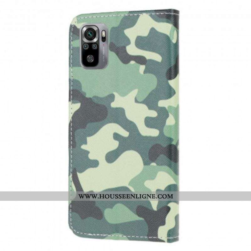 Housse Xiaomi Redmi Note 10/10S/Poco M5s Camouflage