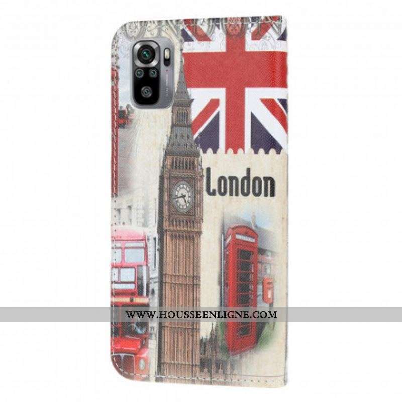 Housse Xiaomi Redmi Note 10/10S/Poco M5s London Life