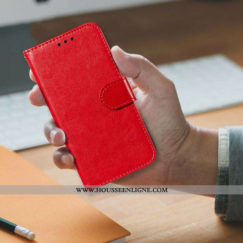 Housse Xiaomi Redmi Note 10 5G / Poco M3 Pro 5G Design Cuir avec Lanière