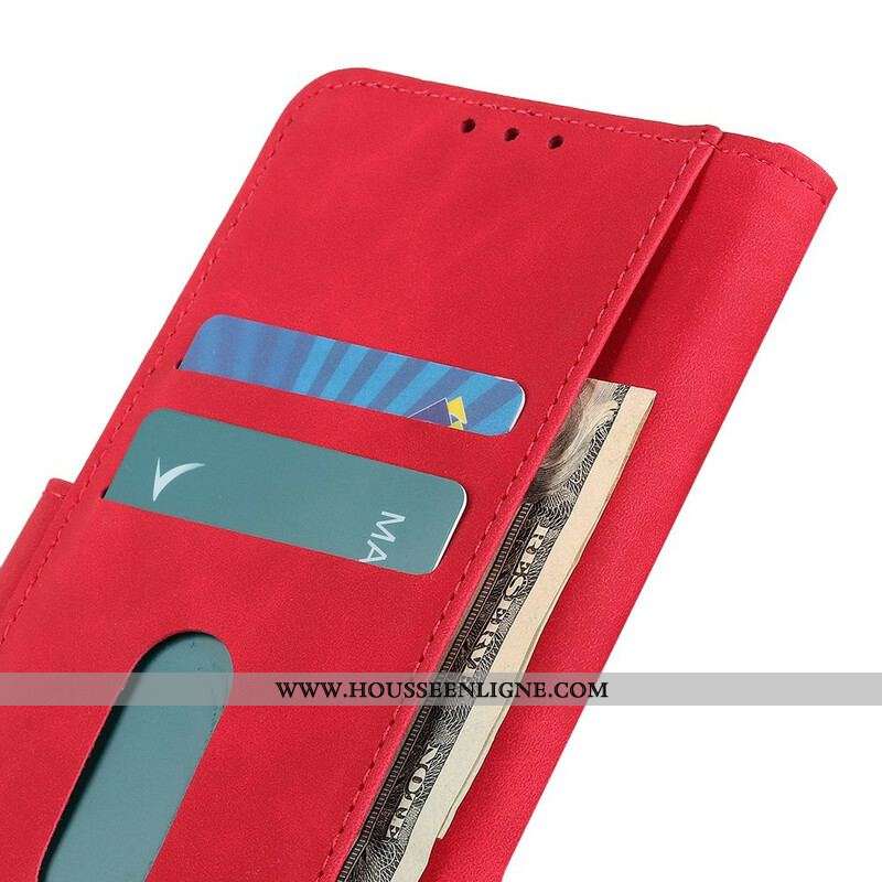 Housse Xiaomi Redmi Note 10 5G / Poco M3 Pro 5G Effet Cuir KHAZNEH