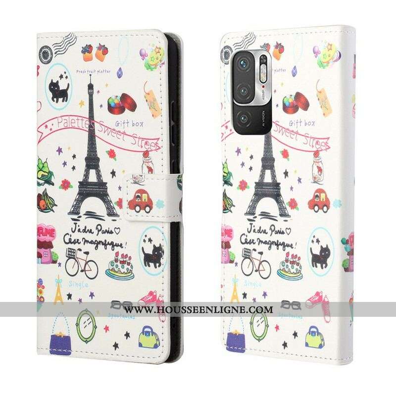 Housse Xiaomi Redmi Note 10 5G / Poco M3 Pro 5G J'adore Paris