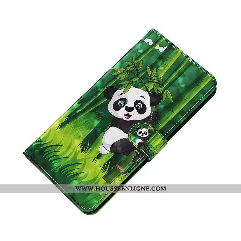 Housse Xiaomi Redmi Note 10 5G / Poco M3 Pro 5G Panda et Bambou
