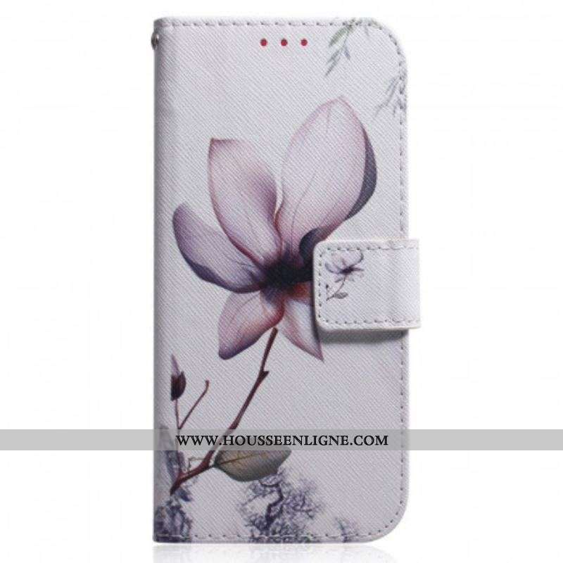 Housse Xiaomi Redmi Note 11 / 11s Fleur Vieux Rose