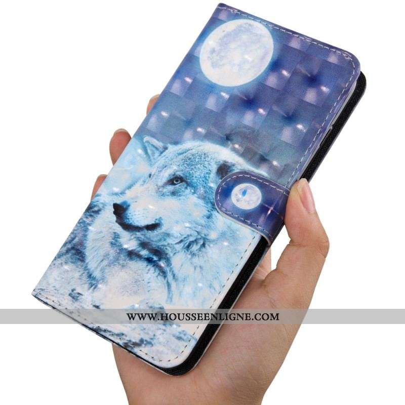 Housse Xiaomi Redmi Note 11 Pro Plus 5G Loup Aquarelle