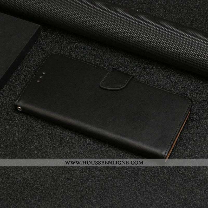 Housse Xiaomi Redmi Note 12 4G Cuir Nappa Véritable
