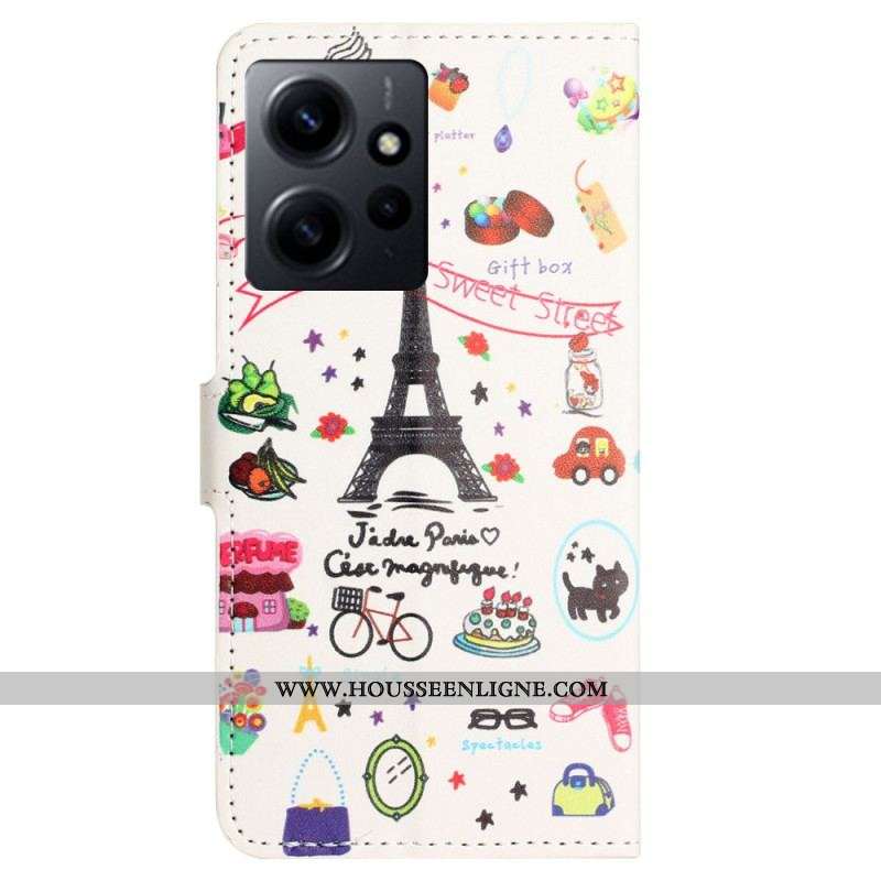 Housse Xiaomi Redmi Note 12 4G J'Adore Paris